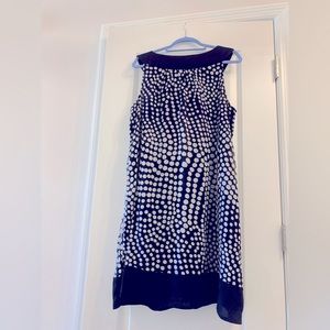 Black and White Sheer Polkadot Dress
